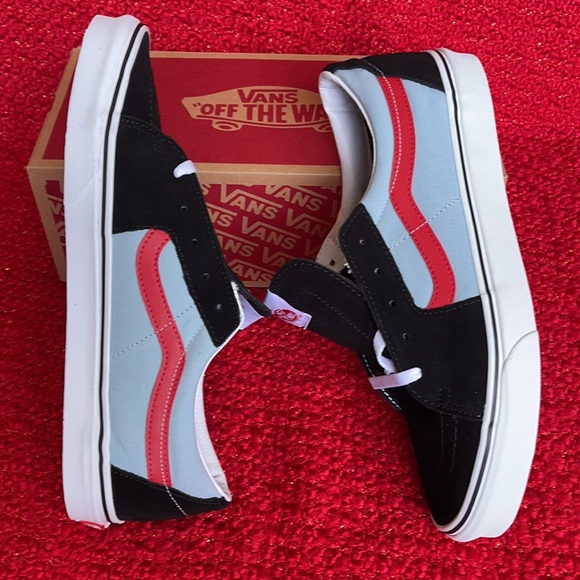 Vans Sk8-Low 2-Tone Black/Winter Sky MENS - Picture 12 of 16